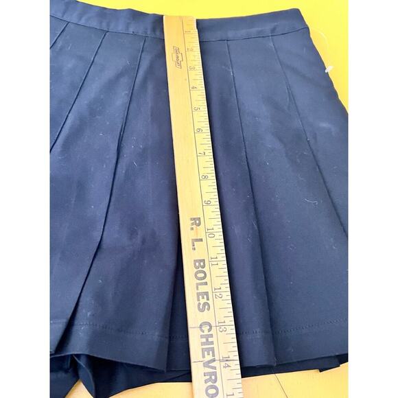 Better Me Hash High Waisted Pleated Mini Skirt with Built-In Short Black Small - Picture 7 of 7